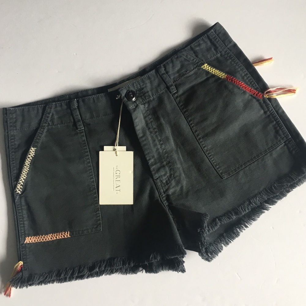 💥🆕 The Great ★ Embroidered Desert ★ Army Short ★ - Picture 7 of 8